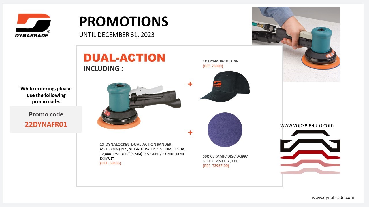 Promo masina slefuit 22DYNAFR01,  Dynabrade
